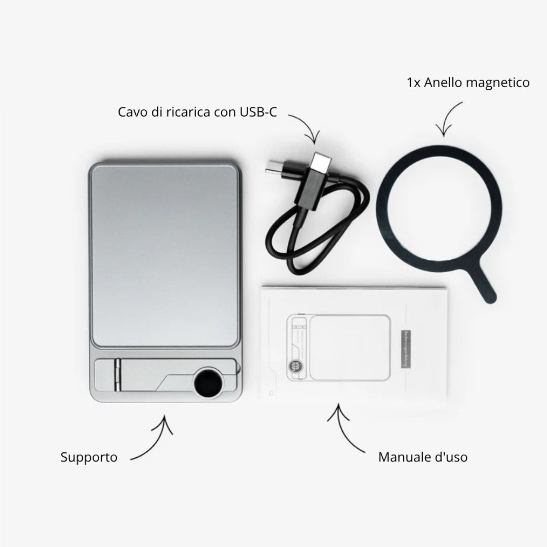 Powerbank Magnetico Ultra Slim con Tecnologia MagSafe